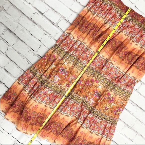 Boho skirt. Love so much I just purchased a smaller size. Many compliments. - Picture 3 of 3